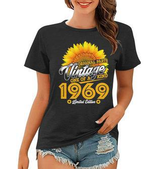 1969 Birthday Woman Gift 1969 One Of A Kind Limited Edition Women T-shirt - Seseable