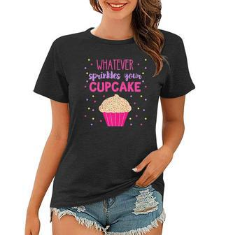 Baking Cute Cupcake Cook Cake Decorator Sprinkles Baker Art Women T-shirt | Mazezy