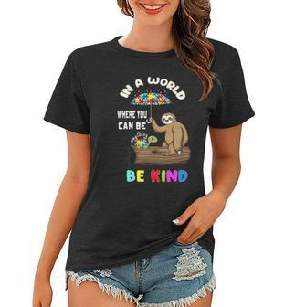 Be Kind Anti Bullying Unity Day Kindness Autism Teacher Women T-shirt - Thegiftio UK