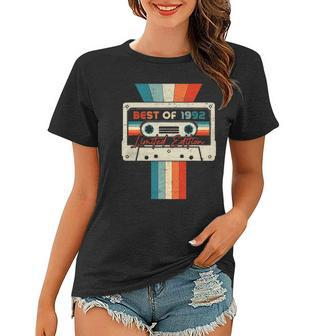 Best Of 1992 Cassette Tape 30 Birthday Gifts 30 Years Old Women T-shirt | Mazezy