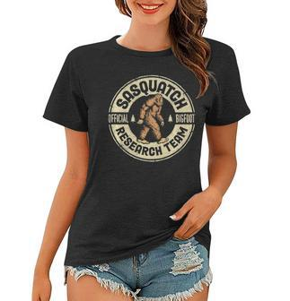 Bigfoot Research Team Retro Vintage Sasquatch Men Women V2 Women T-shirt - Thegiftio UK
