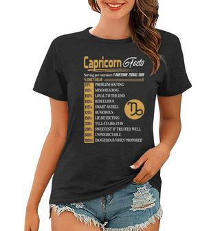 Capricorn Zodiac Capricorn Facts Birthday Women T-shirt - Seseable