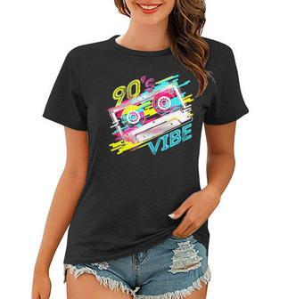 Cassette Tape Party Retro 90S Music Costume 90S Vibe Women T-shirt | Mazezy