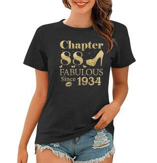 Chapter 88 Fabulous Since 1934 88Th Birthday Gift For Ladies Women T-shirt | Mazezy