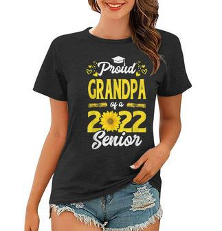 Class Of 2022 Heart Sunflower Proud Grandpa Of A 2022 Senior Women T-shirt - Thegiftio UK