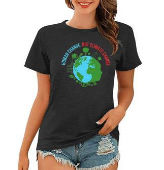Climate Change Action Justice Cool Earth Day Lovers Gift Women T-shirt | Mazezy