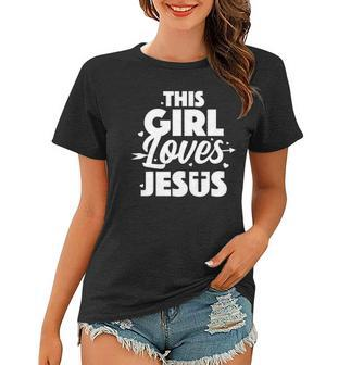 Cool Jesus Art For Girls Women Kids Jesus Christian Lover Women T-shirt | Mazezy