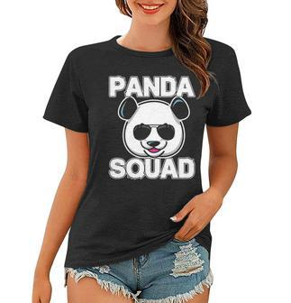 Cool Panda Squad I Panda Bear Gift Women T-shirt | Mazezy