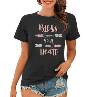 Cute Bless Your Heart Southern Culture Saying Women T-shirt | Mazezy