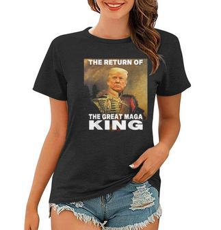 Donald Trump 2024 Ultra Maga The Return Of The Great Maga King Women T-shirt | Mazezy