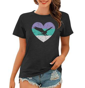 Falcon Bird Gift For Women & Girls Retro Cute Women T-shirt | Mazezy