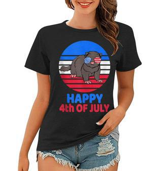 Ferret 4Th Of July For Ferret Lover July 4Th Ferret Mom Dad Women T-shirt - Seseable