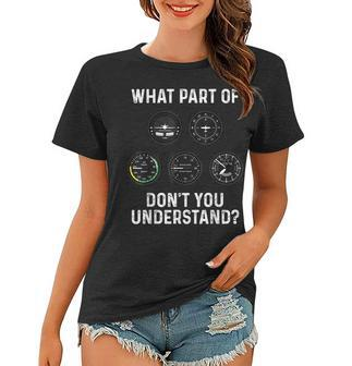 Funny Pilot Design For Men Women Airplane Airline Pilot Women T-shirt | Mazezy