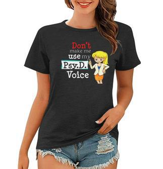 Funny Psyd Student Psychologist Psychology Major Gift Women T-shirt | Mazezy