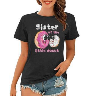 Funny Sister Donut Gift Pregnancy Announcement Women Girls Women T-shirt - Thegiftio UK