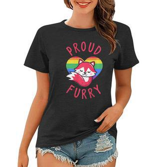 Furry Cosplay Or Furry Convention Or Proud Furry Women T-shirt | Mazezy