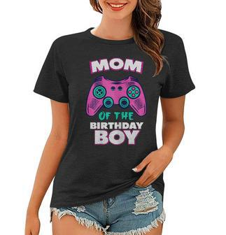 Gamer Mom Of The Birthday Boy Matching Gamer Women T-shirt - Seseable