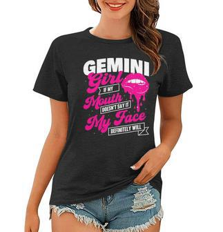 Gemini Girl - Zodiac Sign Astrology Symbol Horoscope Reader Women T-shirt | Mazezy CA