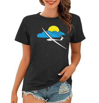Glider Pilot Clothing Sailplane Gliding Soaring Thermals Women T-shirt | Mazezy