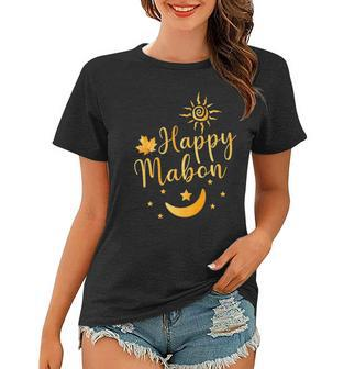 Happy Mabon Day Festival Holiday Harvest Celebration Women T-shirt | Mazezy