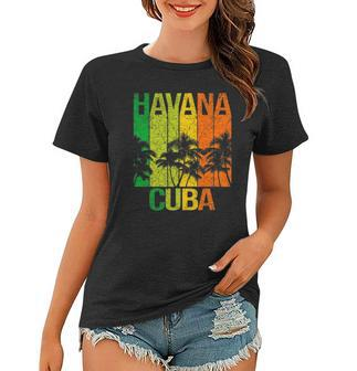Havana Cuba Cuban Beach Caribbean Summer Holidays Women T-shirt | Mazezy