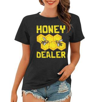 Honey Dealer Bee Honeycomb Beekeeping Beekeeper Apiarist Women T-shirt | Mazezy