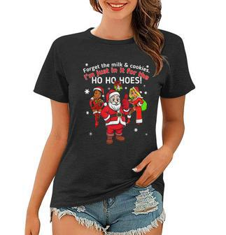 I Do It For The Hos Santa Funny Inappropriate Christmas Men Women T-shirt - Monsterry