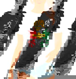 Junenth 18 65 African American Power Women T-shirt | Mazezy