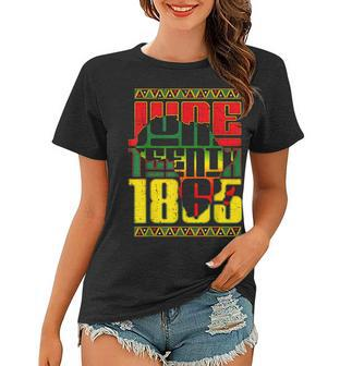 Juneteenth 1865 African American Freedom Black History V2 Women T-shirt - Thegiftio UK
