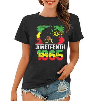 Juneteenth Is My Independence Day Black Women Freedom 1865 Women T-shirt | Mazezy