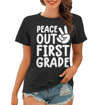 Kids Peace Out 1St Grade For Boys Girls Last Day Of School V2 Women T-shirt - Seseable