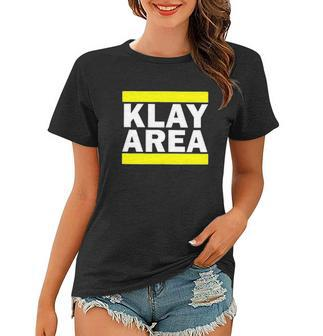 Klay Area Thompson Golden State Basketball Player Fan Women T-shirt - Thegiftio UK