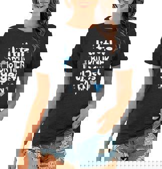 Little Brother Biggest Fan Dance Brother Of A Dancer Women T-shirt | Mazezy