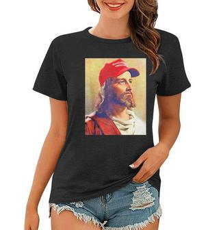 Maga Jesus Is King Ultra Maga Donald Trump Women T-shirt | Mazezy