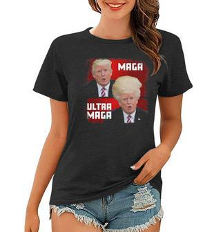 Maga - Ultra Maga Funny Trump Women T-shirt | Mazezy