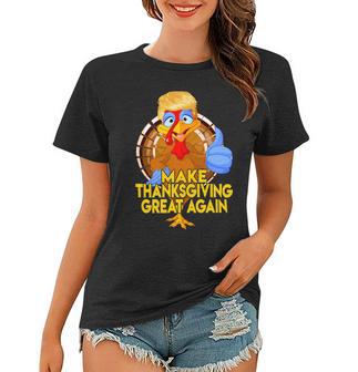 Make Thanksgiving Great Again Funny 2 Shirt Women T-shirt | Favorety DE