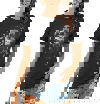 Melanoma Awareness Grey Sunflower Hummingbird Women T-shirt - Thegiftio