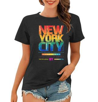 New York City Illustration Graphic Style Cool New York City Women T-shirt - Thegiftio UK