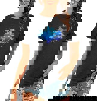 Orca Killer Whale Dolphin Retro Vintage Artistic Orca Whale Women T-shirt - Thegiftio