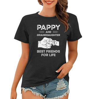 Pappy And Granddaughter Best Friends For Life Matching Women T-shirt - Thegiftio UK