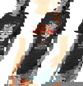 Platinum Jubilee 2022 Union Jack For Kids & Jubilee Corgi Women T-shirt | Mazezy