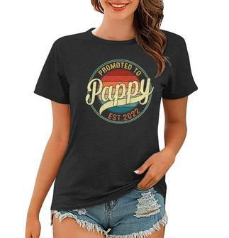 Promoted To Pappy Est 2022 Soon To Be Pregnancy Announce Women T-shirt | Mazezy