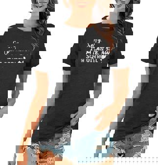 Sorry Im Late I Saw A Squirrel Funny Women T-shirt | Mazezy