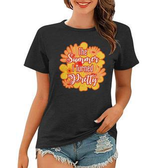 The Summer I Turned Pretty Flowers Women T-shirt - Seseable