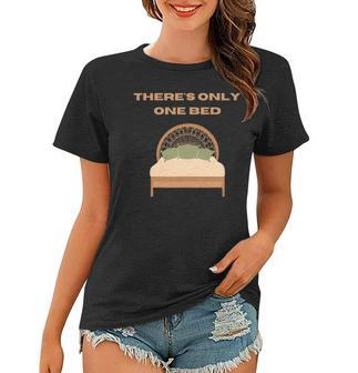 Theres Only One Bed Fanfiction Writer Trope Gift Women T-shirt | Mazezy