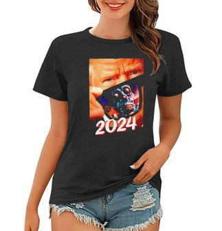 Trump 2024 They Live Donald Trump Supporter Women T-shirt | Mazezy UK