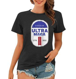 Ultra Maga 4Th Of July Raglan Baseball Tee Women T-shirt | Mazezy UK