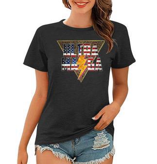 Ultra Maga Distressed Lightning Leopard Proud Ultramaga Gift Women T-shirt | Favorety DE