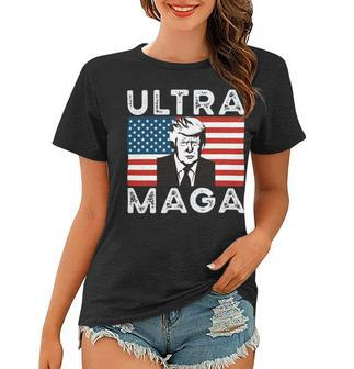 Ultra Maga Funny Trump Biden Usa Women T-shirt - Monsterry