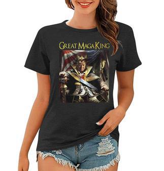 Ultra Maga Great Maga King Shirt Great Maga King Trump 2024 Women T-shirt | Favorety CA